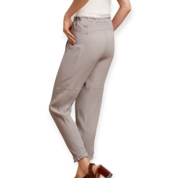 Aritzia Wilfred Marais Lightweight Trouser Pants Gray Rolled Cuffs Medium - Picture 2 of 16